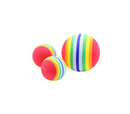 Autumn's Bliss ™ Rainbow Foam Ball Cat Toy